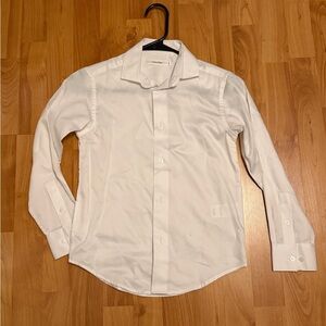Calvin Klein White Boys Dress Shirt